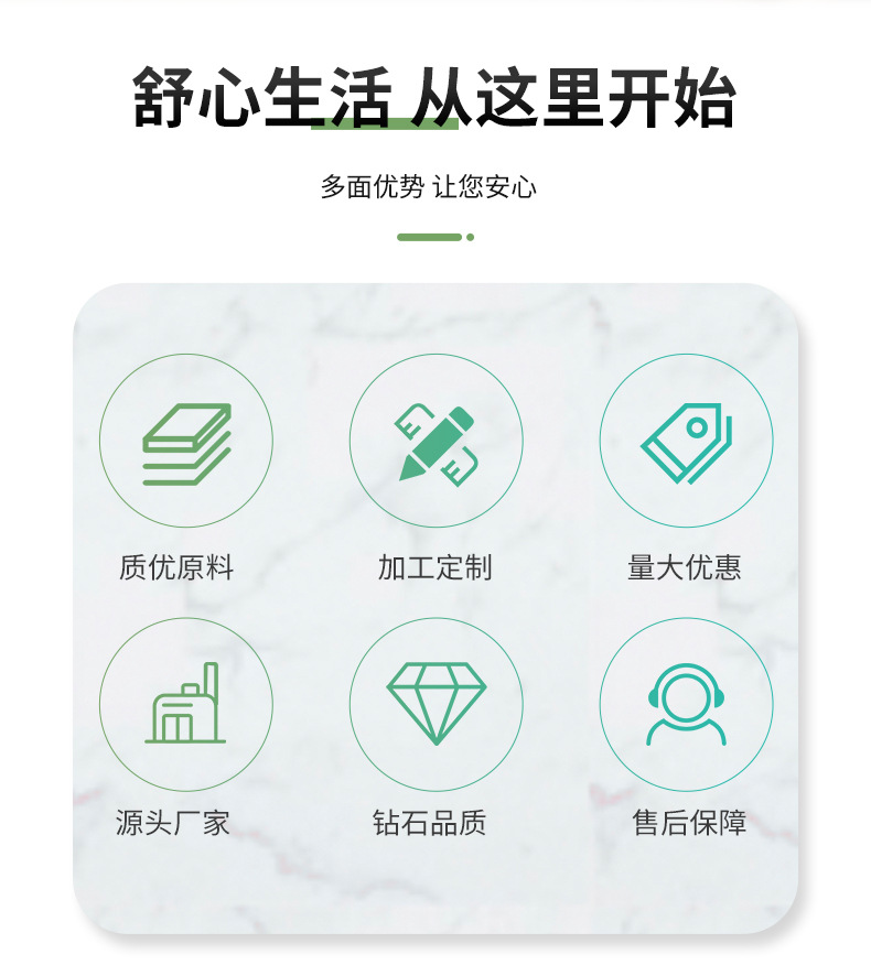 45*50cm一次性点断式平口垃圾袋连卷全新料加厚牢固家用厨房 彩色 detail 3