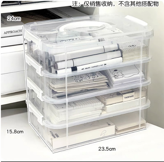 储物整理箱乐高收纳盒工具分类盒子装玩具积木小颗粒零件分格抽屉 detail 3