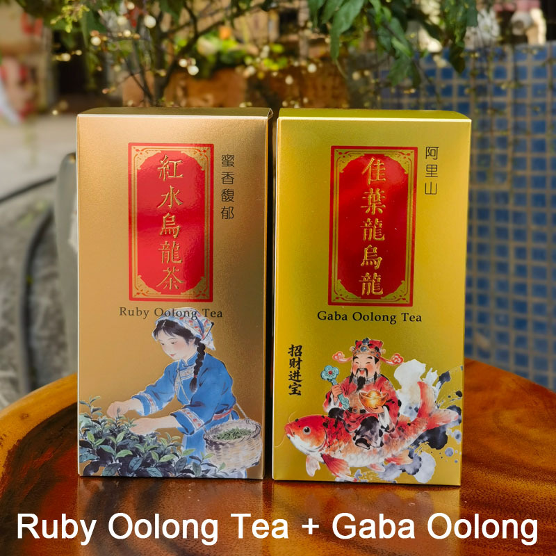 GABA茶佳葉龍嘎吧臺灣加巴紅茶烏龍茶葉高山茶果酸味紅水烏龍蜜香 detail 3