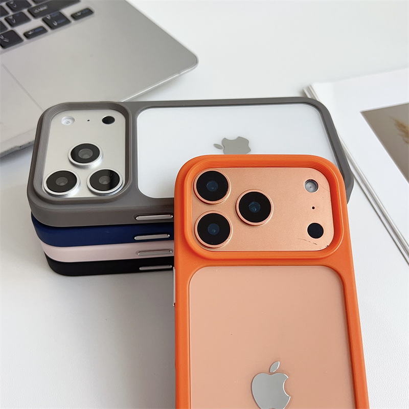 适用iPhone17Promax滴胶手机壳1.5深凹槽苹果奶油胶DIY硬壳保护套 detail 12