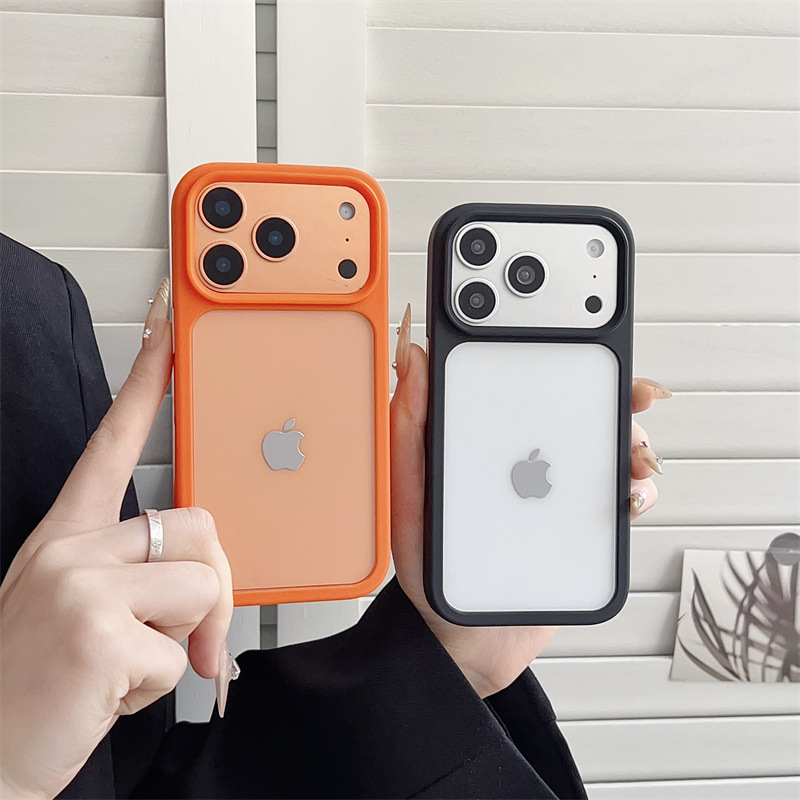 适用iPhone17Promax滴胶手机壳1.5深凹槽苹果奶油胶DIY硬壳保护套 3