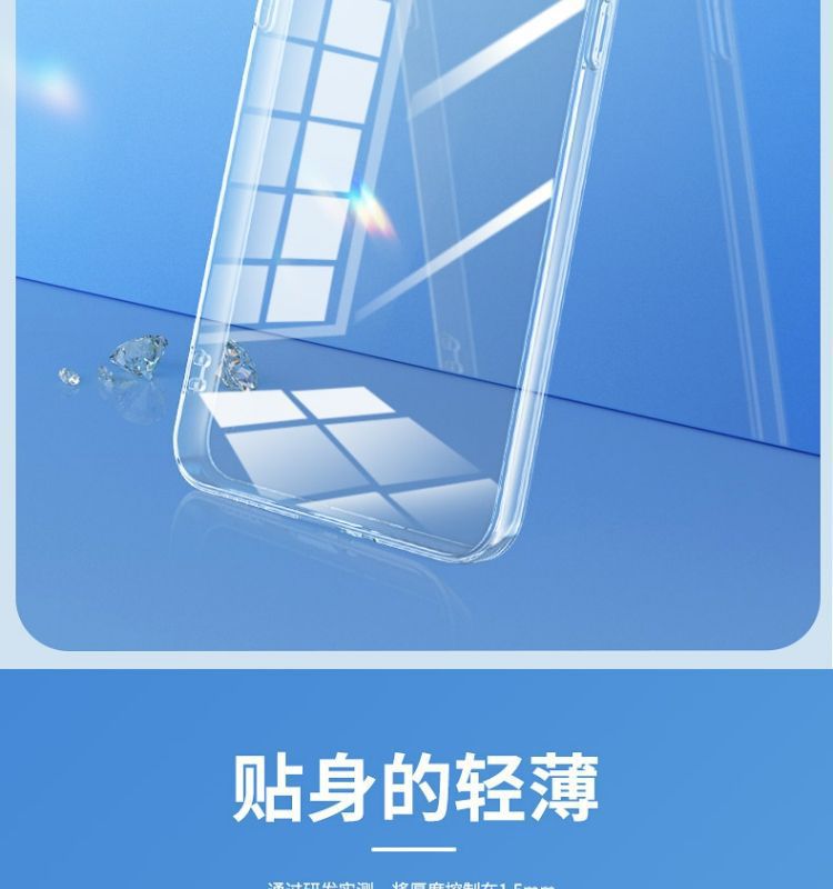 适用华为Mate50壳Mate50Pro透明壳全包超薄50e软壳男防摔女保护套 detail 9