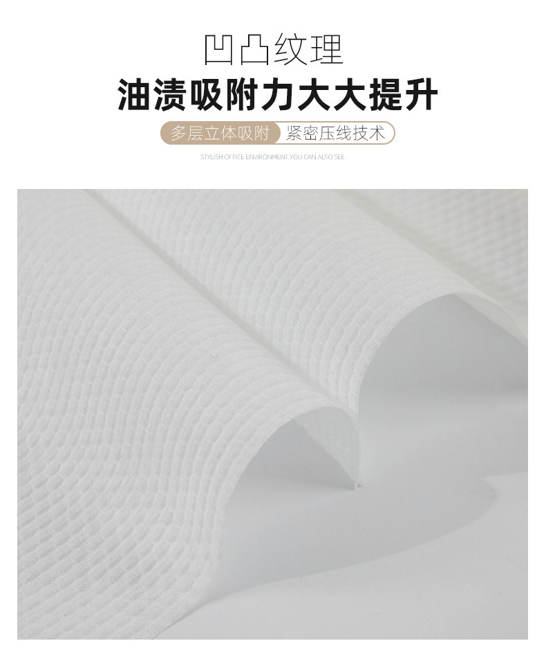 懒人抹布一次性厨房用品吸水去油百洁洗碗巾纸不掉毛不沾油易清洗 detail 13