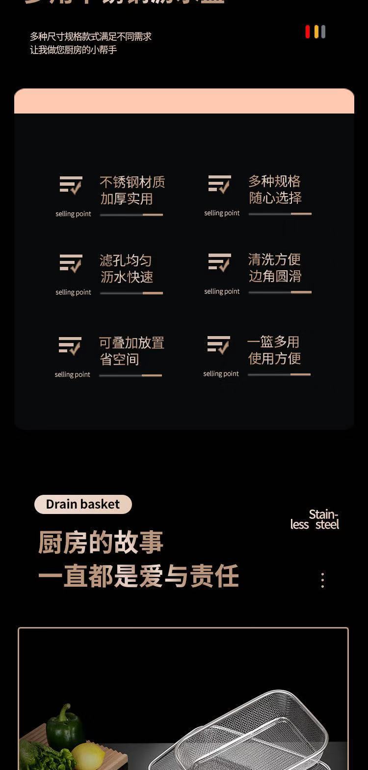 不锈钢筷子篮沥水消毒筷子盒筷子筒刀子叉筷子餐具消毒篮冲孔网篮 detail 2