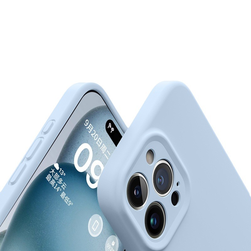 液态硅胶全包镜头适用iPhone17PROMAX手机壳ai按键简约苹果16防摔 6