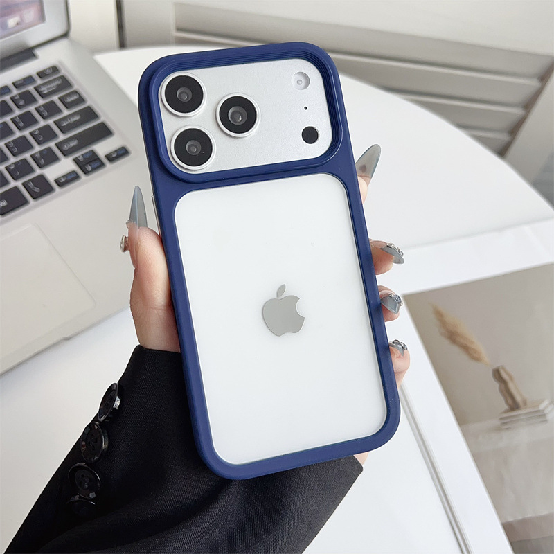 适用iPhone17Promax滴胶手机壳1.5深凹槽苹果奶油胶DIY硬壳保护套 detail 8