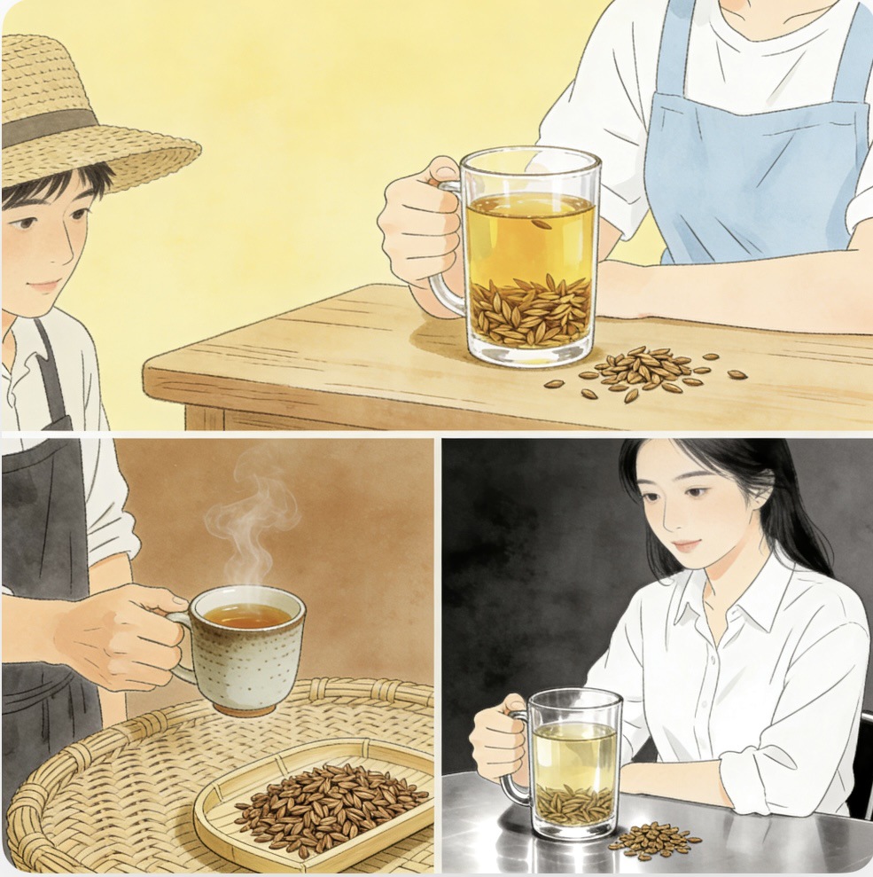炒大麦茶500克/袋酒店饭店同款炒熟浓香散装大麦茶荞麦茶散装批发 detail 1