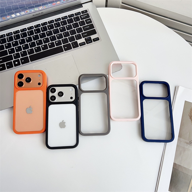 适用iPhone17Promax滴胶手机壳1.5深凹槽苹果奶油胶DIY硬壳保护套 detail 15