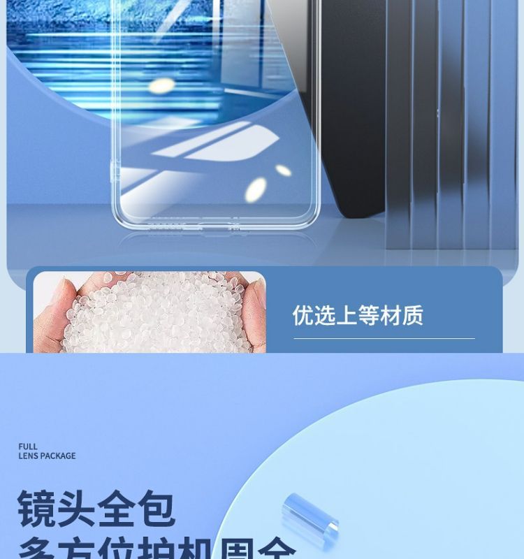 适用华为Mate50壳Mate50Pro透明壳全包超薄50e软壳男防摔女保护套 detail 6