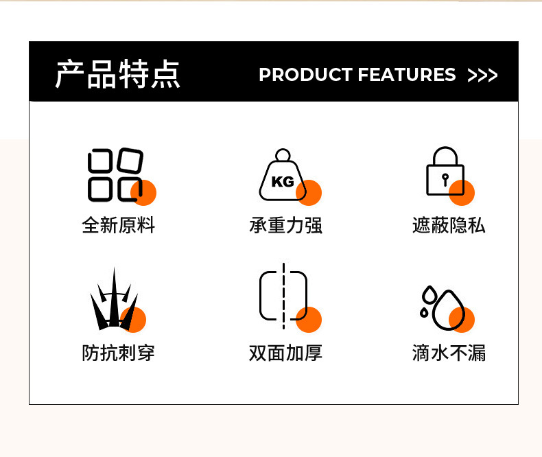 批发加大加厚手提黑色垃圾袋大号酒店物业环卫餐饮专用塑料袋子 detail 2