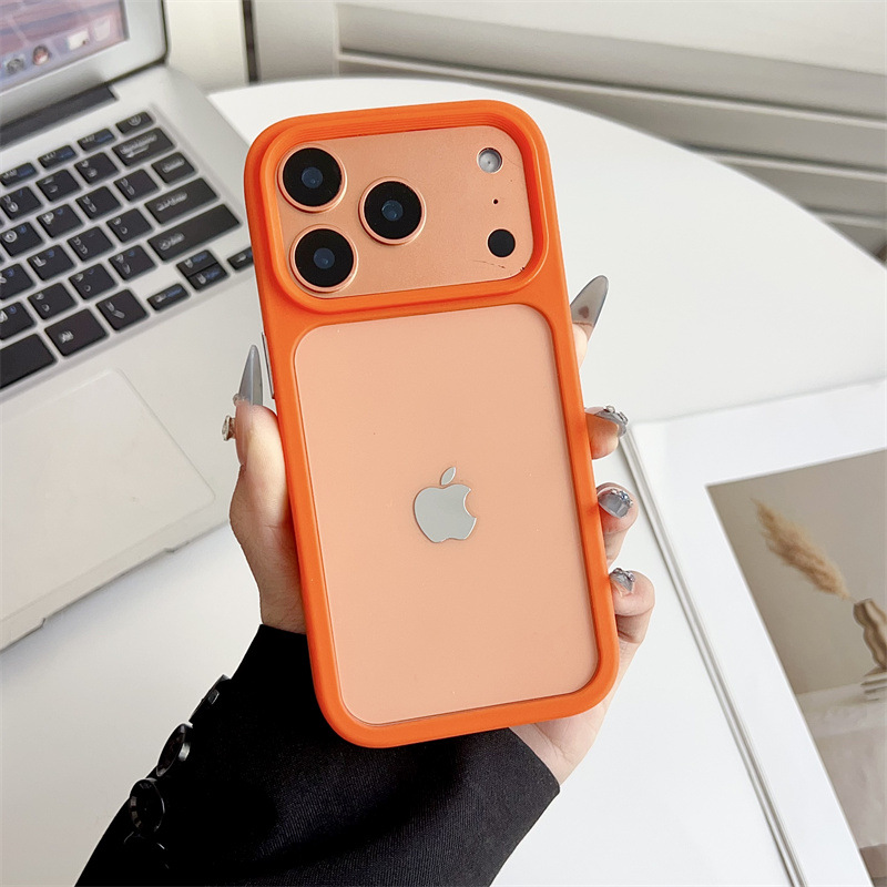 适用iPhone17Promax滴胶手机壳1.5深凹槽苹果奶油胶DIY硬壳保护套 detail 6