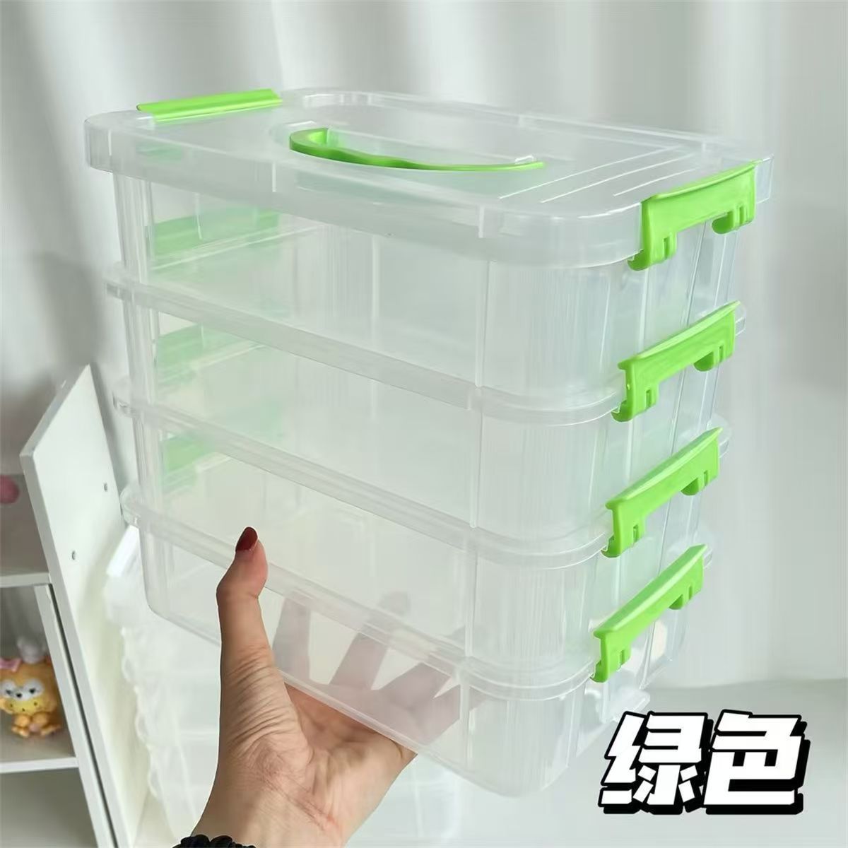 储物整理箱乐高收纳盒工具分类盒子装玩具积木小颗粒零件分格抽屉 detail 15