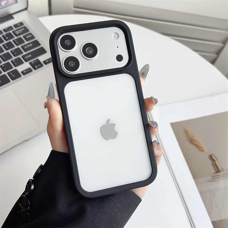 适用iPhone17Promax滴胶手机壳1.5深凹槽苹果奶油胶DIY硬壳保护套 5