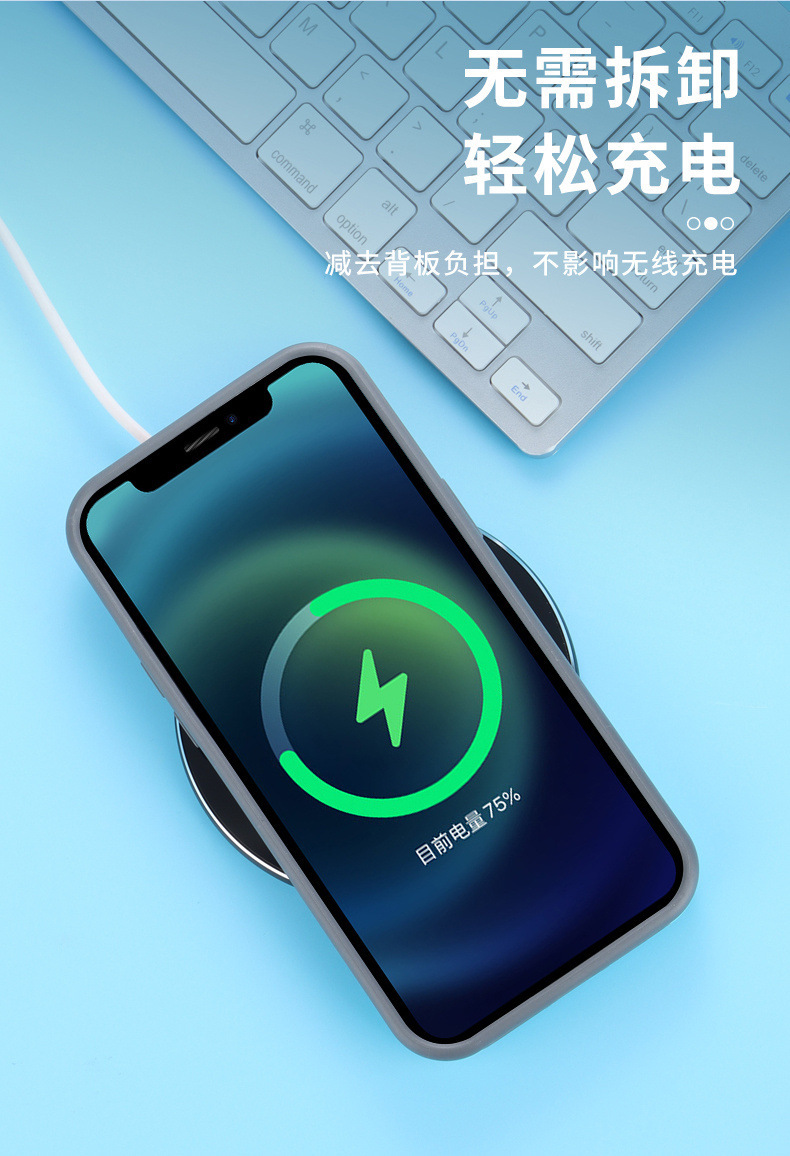适用苹果17Promax硅胶无背板手机壳撞色边框iPhone16防摔保护套15 detail 16