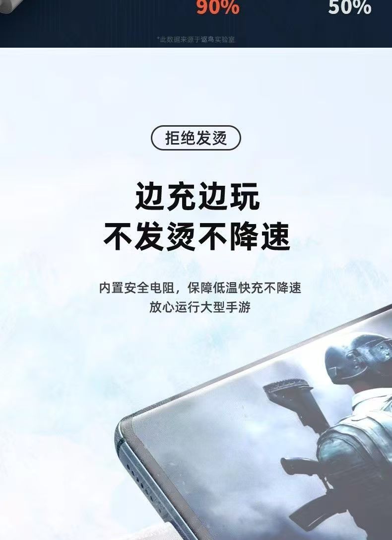 120w数据线适用小米14手机快充线14pro极速闪充typec充电线6A加长 detail 9