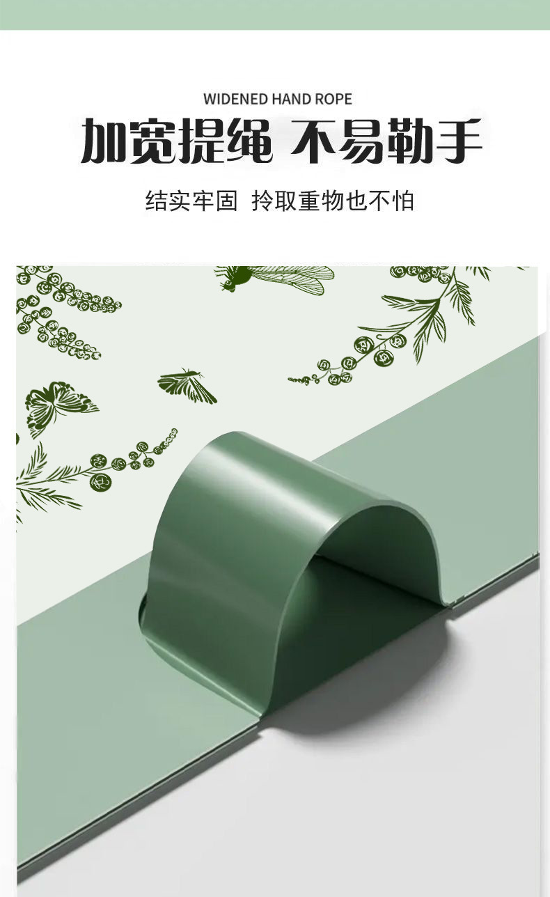 艾草免撕垃圾袋家用加厚手提式特厚厨余厨房专用特厚垃圾袋抽绳式 detail 4