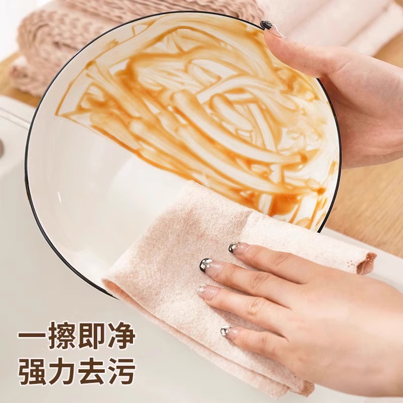 绿色丝瓜瓤洗碗布丝瓜络去油专用厨房清洁百洁布抹布刷碗刷锅神器 4