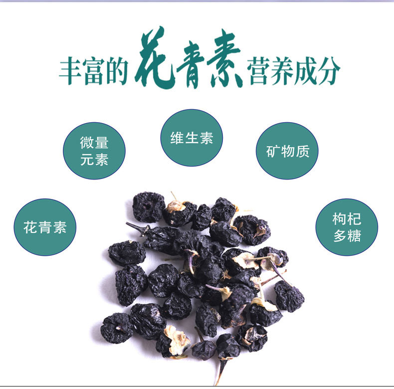 桑葚黑枸杞红枣邮政同款桂圆茶人参六宝茶组合养生茶包正品养生茶 detail 4