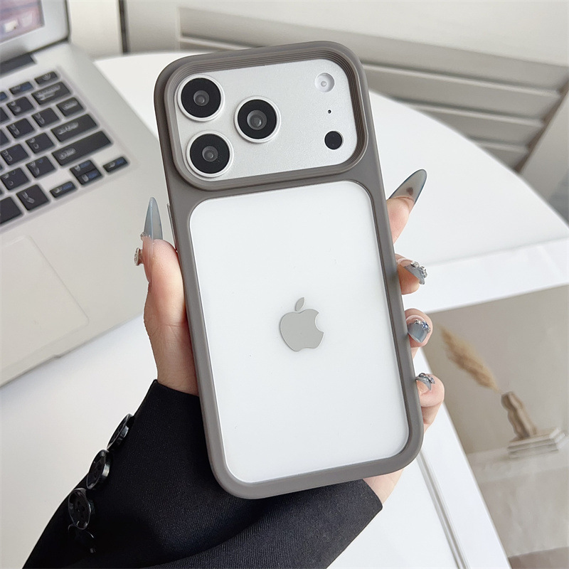 适用iPhone17Promax滴胶手机壳1.5深凹槽苹果奶油胶DIY硬壳保护套 detail 10
